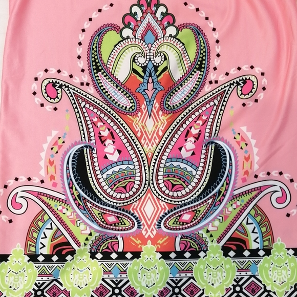 Yucan Off Shoulder Beach Pink Dress Balloon Slee… - Picture 9 of 13